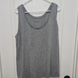 Ava & Viv Heather Gray Scoop Neck Tank